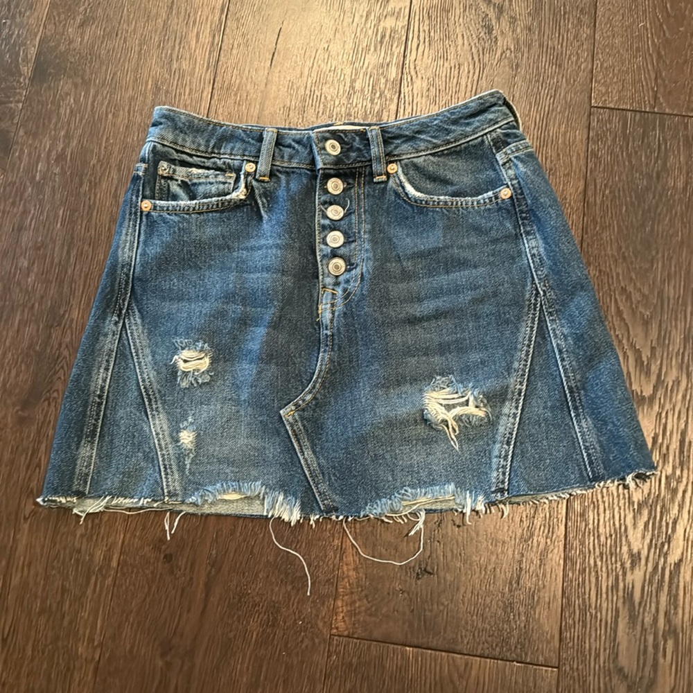 We The Free Denim Skirt